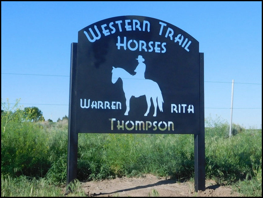 Western Trail Horses - Warren and Rita Thompson